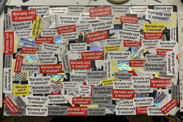 “Warranty Void If Removed” Has Been Illegal Since 1975